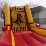 velcro-wall upside down High School student