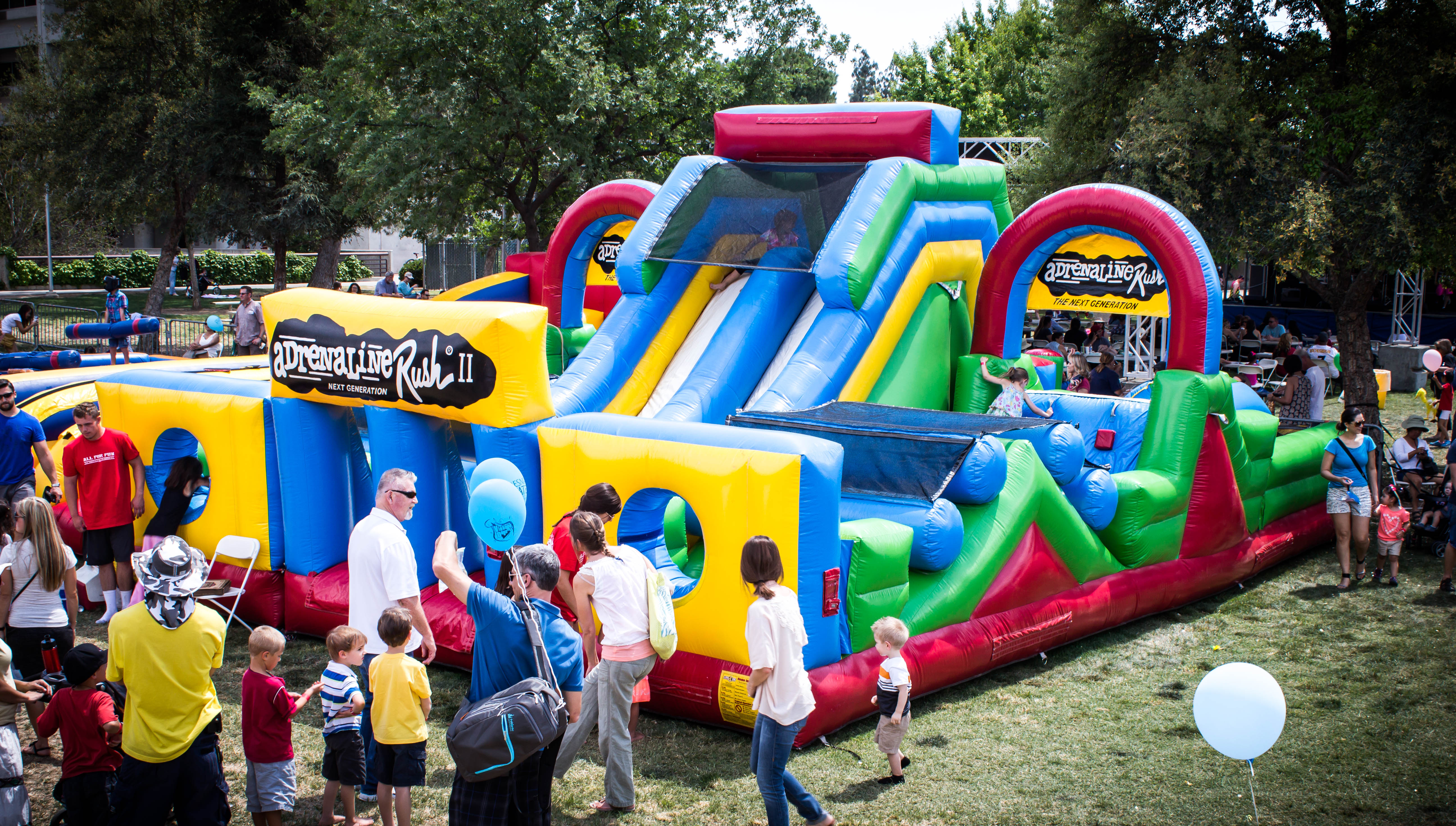 Adrenaline Rush II inflatable Obstacle Course