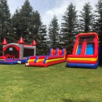 bounce houses
