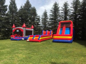bounce houses