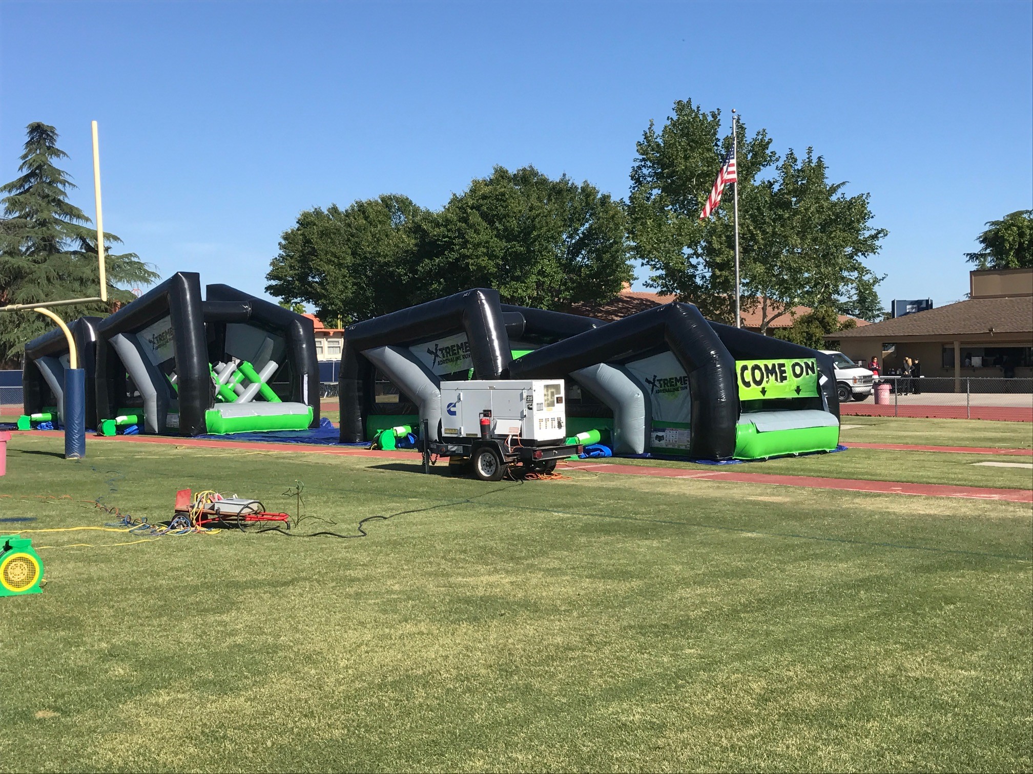 inflatable obstacle course